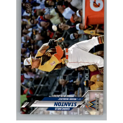 2020 Topps Update #U-14 Giancarlo Stanton NM-MT Miami Marlins Baseball Card - Baseball Card