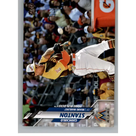 2020 Topps Update #U-14 Giancarlo Stanton NM-MT Miami Marlins Baseball Card - Baseball Card