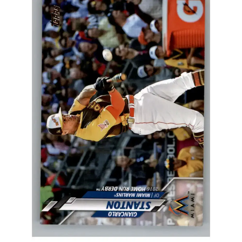 2020 Topps Update #U-14 Giancarlo Stanton NM-MT Miami Marlins Baseball Card - Baseball Card Single