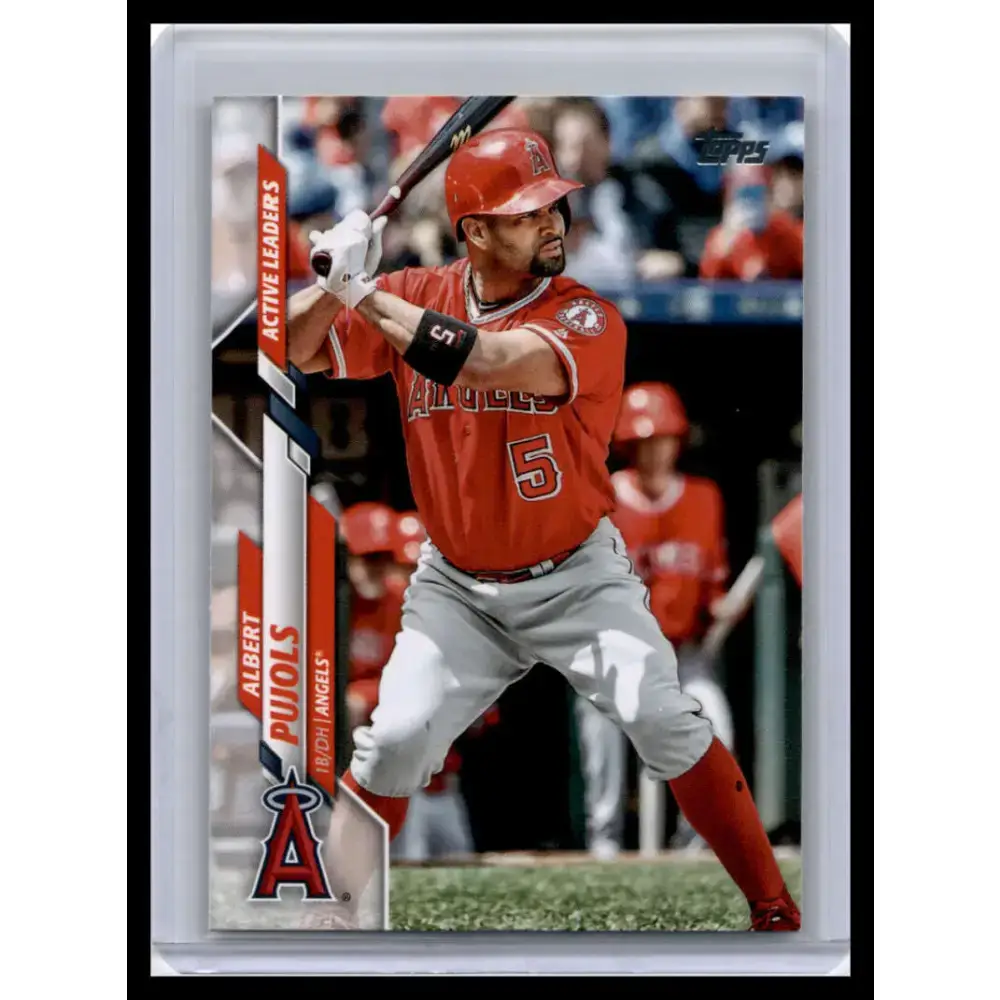 2020 Topps Update #U-142 Albert Pujols NM-MT Los Angeles Angels Baseball Card - Baseball Card Single