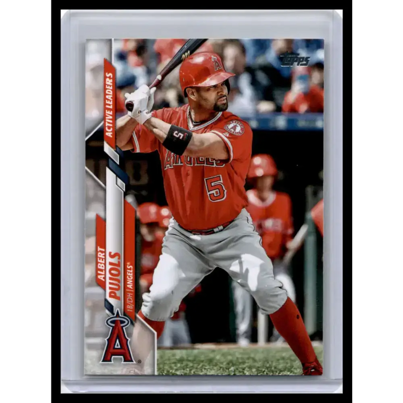 2020 Topps Update #U-142 Albert Pujols NM-MT Los Angeles Angels Baseball Card - Baseball Card Single