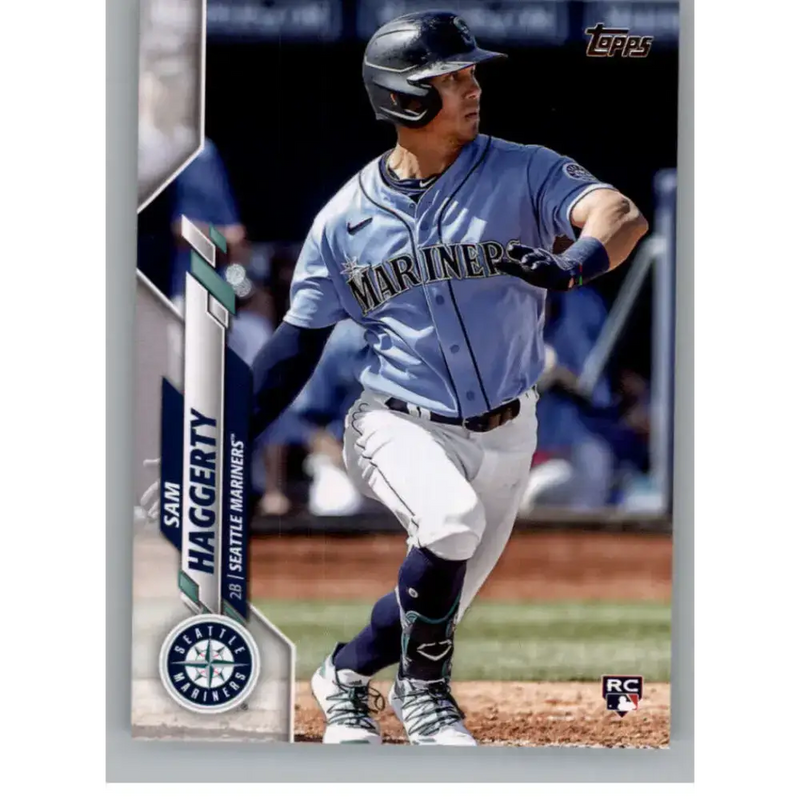 2020 Topps Update #U-152 Sam Haggerty NM-MT RC Rookie Seattle Mariners Baseball Card - Baseball Card Single