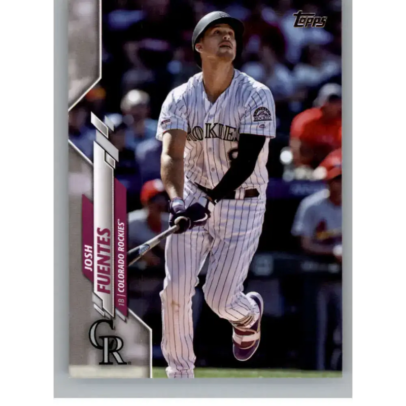 2020 Topps Update #U-17 Josh Fuentes NM-MT Colorado Rockies Baseball Card - Baseball Card Single
