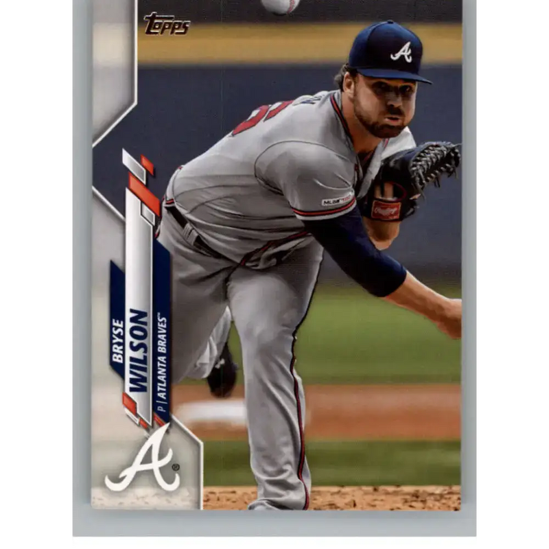 2020 Topps Update #U-171 Bryse Wilson NM-MT Atlanta Braves Baseball Card - Baseball Card Single
