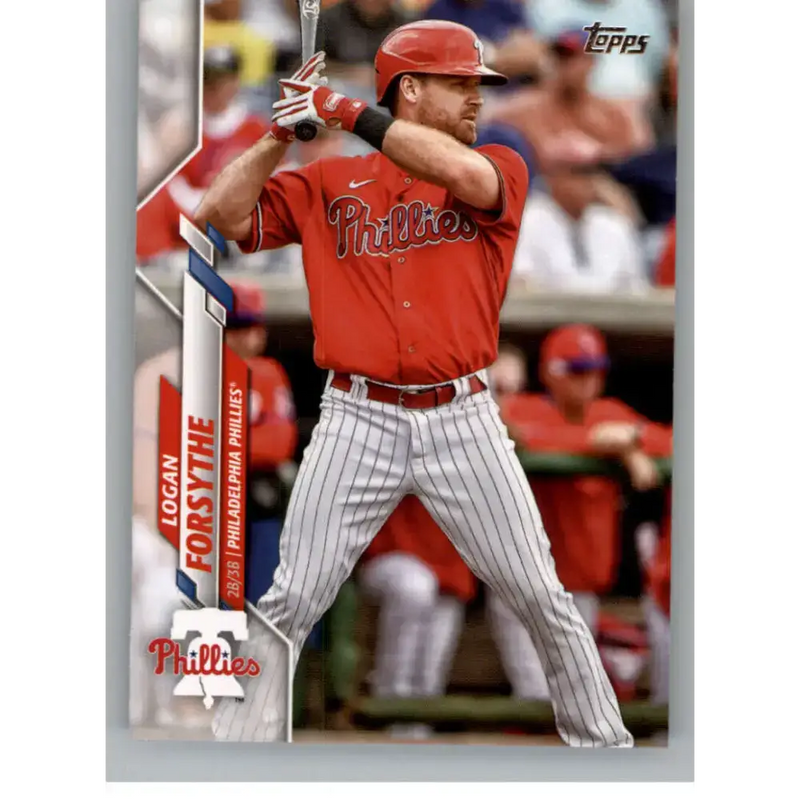 2020 Topps Update #U-174 Logan Forsythe NM-MT Philadelphia Phillies Baseball Card