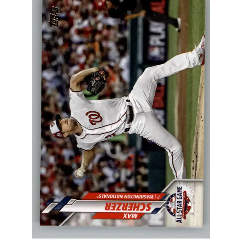 2020 Topps Update #U-185 Max Scherzer NM-MT Washington Nationals Baseball Card - Baseball Card Single