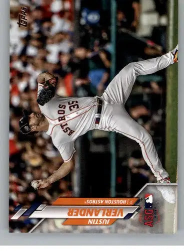 2020 Topps Update #U-194 Justin Verlander NM-MT Astros ID:32845 - Baseball Card Single
