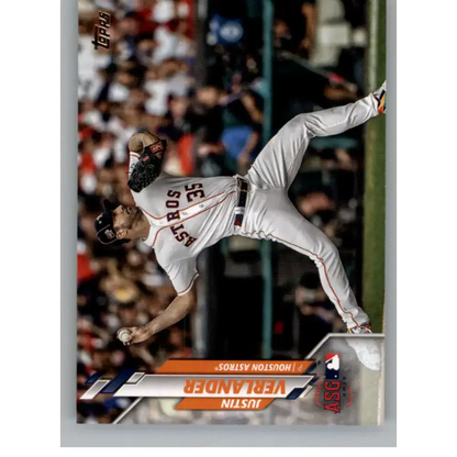 2020 Topps Update #U-194 Justin Verlander NM-MT Houston Astros Baseball Card - Baseball Card