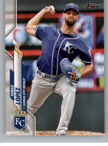 2020 Topps Update #U-207 Jorge Lopez NM-MT Royals ID:32852 - Baseball Card Single
