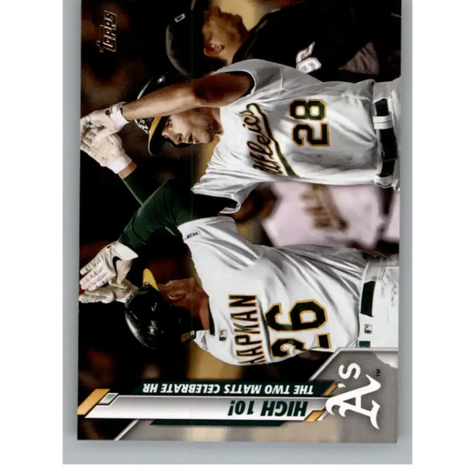 2020 Topps Update #U-218 Chapman/Olson NM-MT Oakland Athletics Baseball Card - Baseball Card