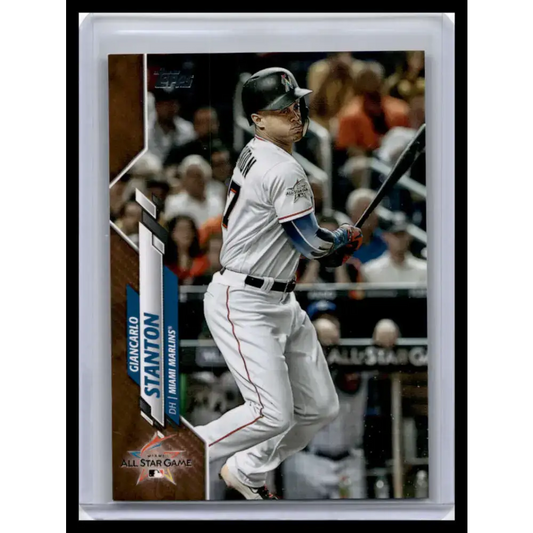 2020 Topps Update #U-229 Giancarlo Stanton NM-MT Miami Marlins Baseball Card - Baseball Card Single