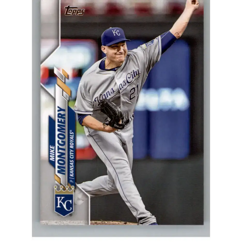 2020 Topps Update #U-233 Mike Montgomery NM-MT Kansas City Royals Baseball Card - Baseball Card Single
