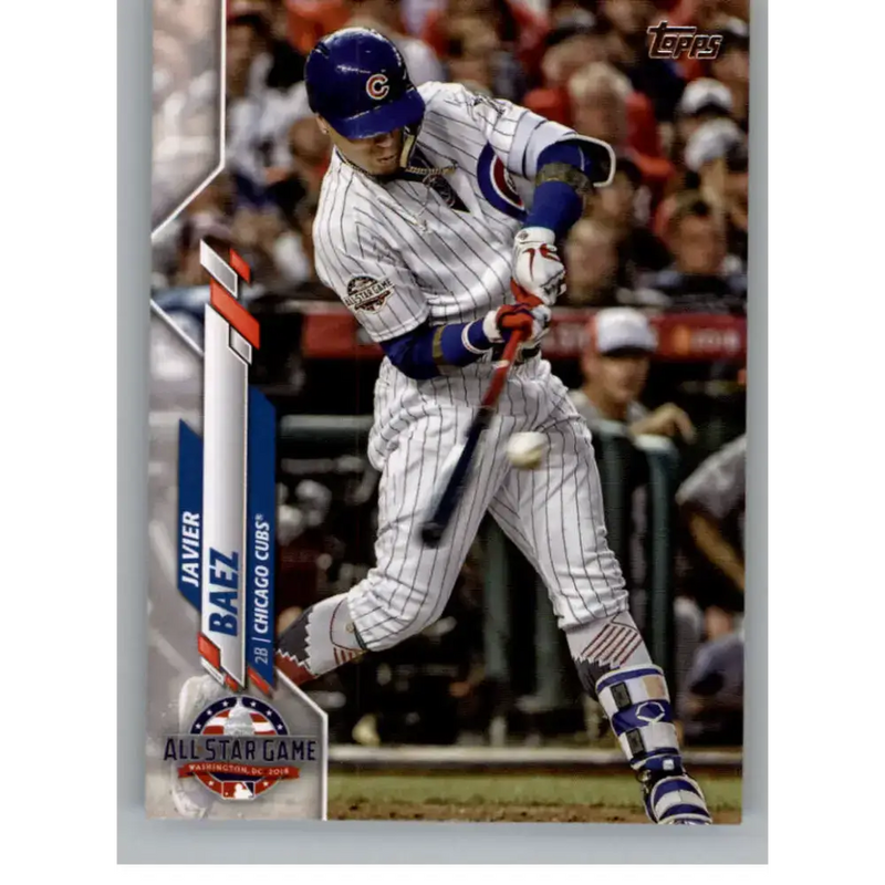 2020 Topps Update #U-235 Javier Baez NM-MT Chicago Cubs Baseball Card - Baseball Card Single
