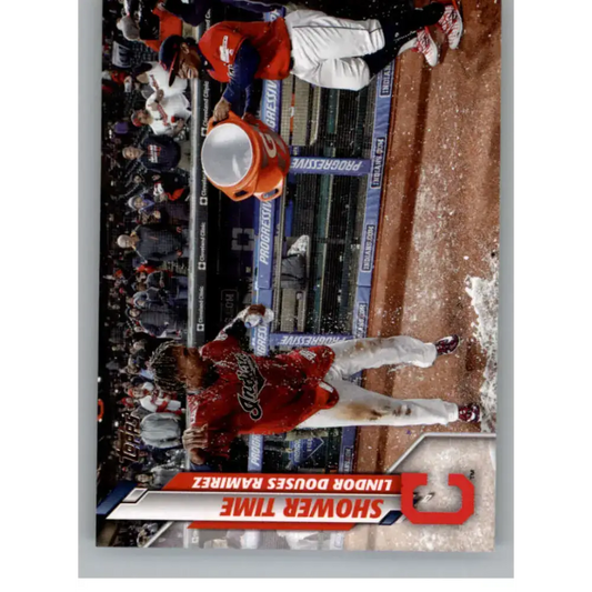 2020 Topps Update #U-256 Ramirez/Lindor NM-MT Cleveland Indians Baseball Card - Baseball Card