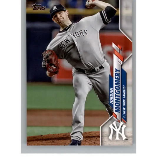 2020 Topps Update #U-274 Jordan Montgomery NM-MT New York Yankees Baseball Card - Baseball Card