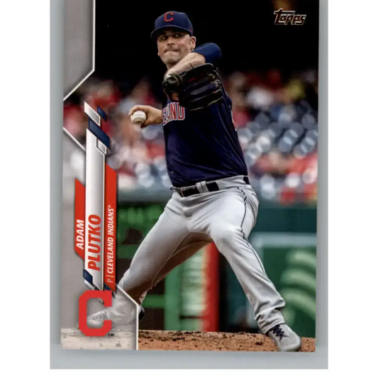 2020 Topps Update #U-294 Adam Plutko NM-MT Cleveland Indians Baseball Card - Baseball Card