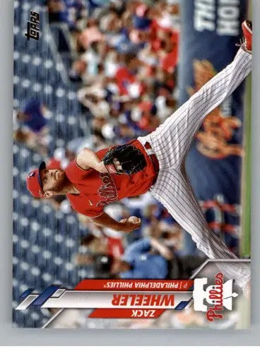 2020 Topps Update #U-45 Zack Wheeler NM-MT Phillies - Baseball Card Single
