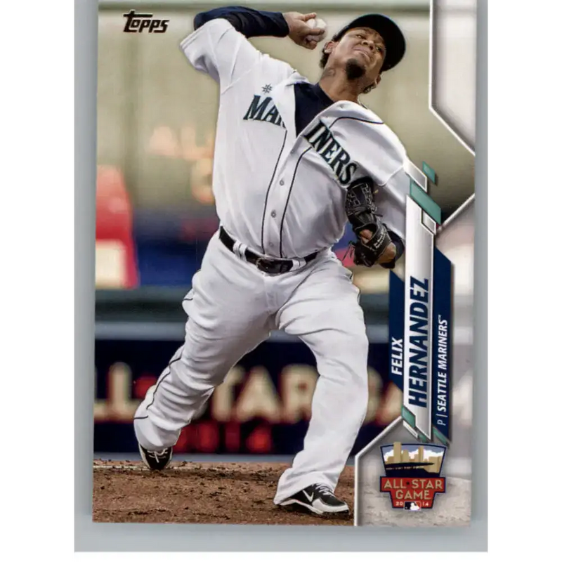 2020 Topps Update #U-85 Felix Hernandez NM-MT Seattle Mariners Baseball Card - Baseball Card Single