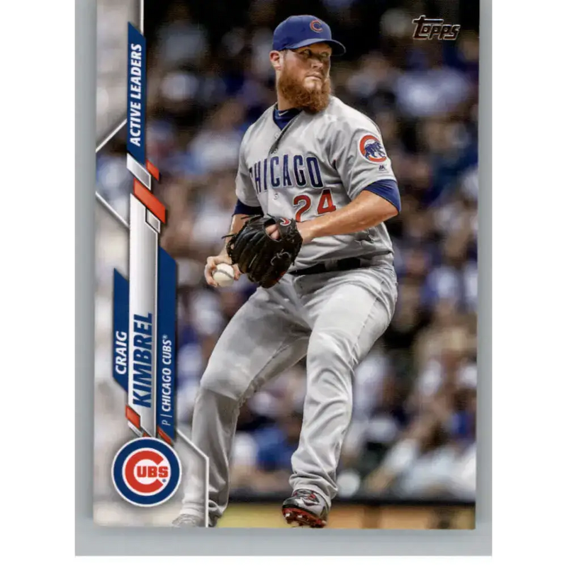2020 Topps Update #U-88 Craig Kimbrel NM-MT Chicago Cubs Baseball Card - Baseball Card Single