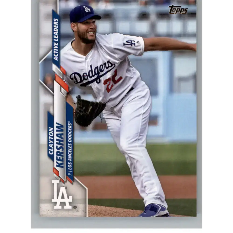 2020 Topps Update #U-90 Clayton Kershaw NM-MT Los Angeles Dodgers Baseball Card - Baseball Card Single