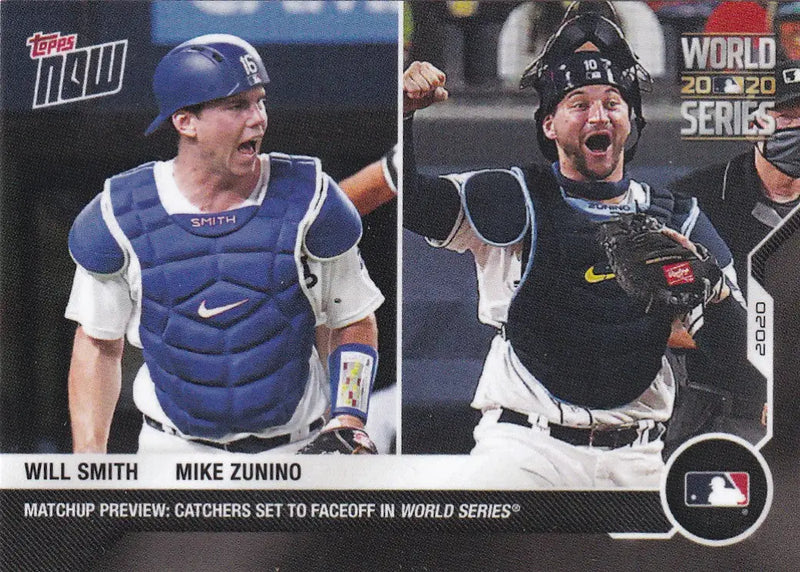 2020 TOPSP NOW WORLD SERIES MATCHUP #WM-1 WILL SMITH AND MIKE ZUNINO- RAYS AND DODGERS - Baseball Card Single