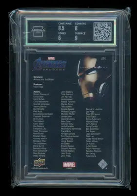 2020 Upper Deck Avengers Endgame Iron Man #ATF-1 Arena Club 6.5