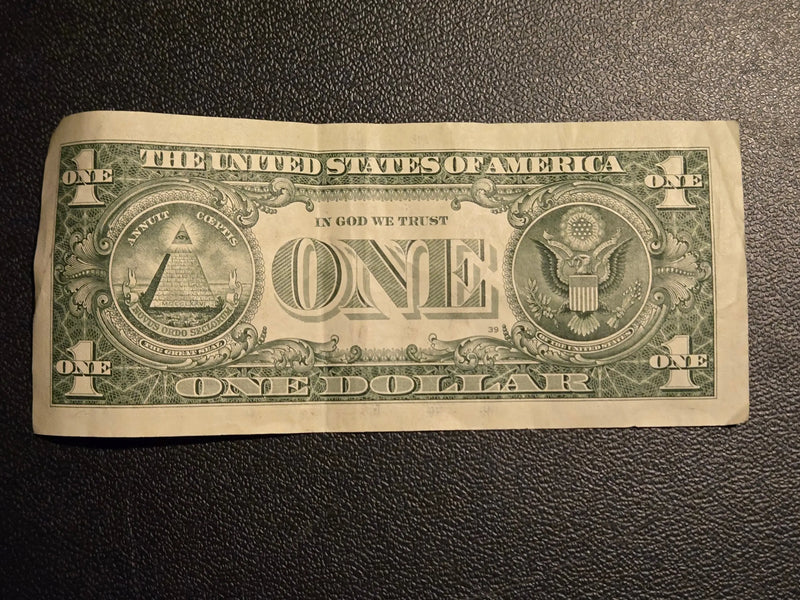 2021 $1 Federal Reserve Note Cleveland D - Yellen Malerba Signature - Circulated - Coins & Currency