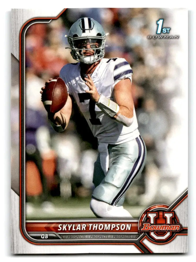 2021-22 Bowman University #74 Skylar Thompson - Football Card Single