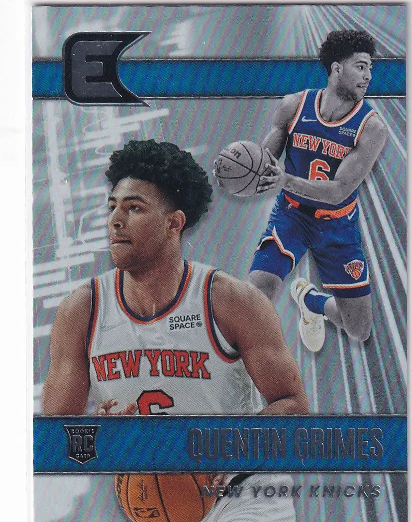 2021-22 CHRONICALS ESSENTIALS #322 QUENTIN GRIMES- NEW YORK KNICKS