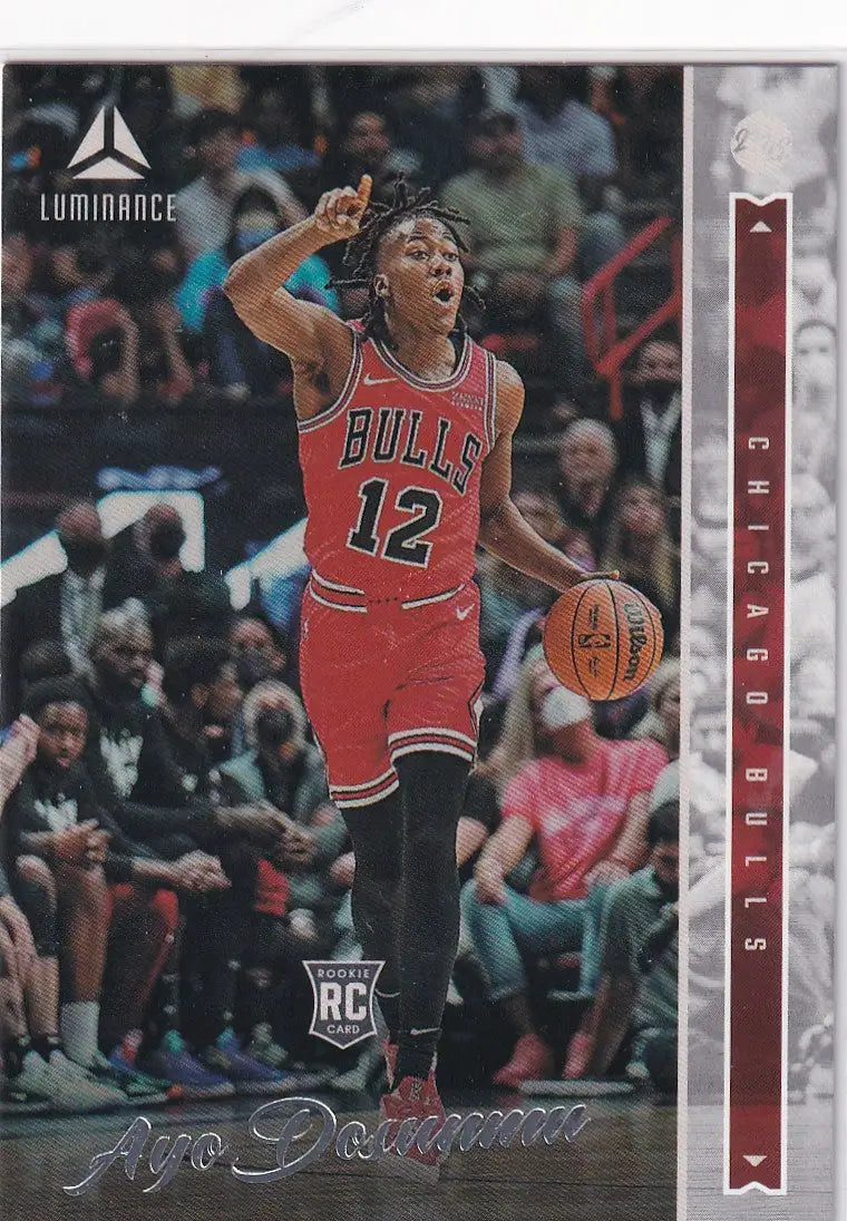 2021-22 CHRONICALS LUMINANCE #241 AYO DOSUNMU- CHICAGO BULLS - Basketball Card Single