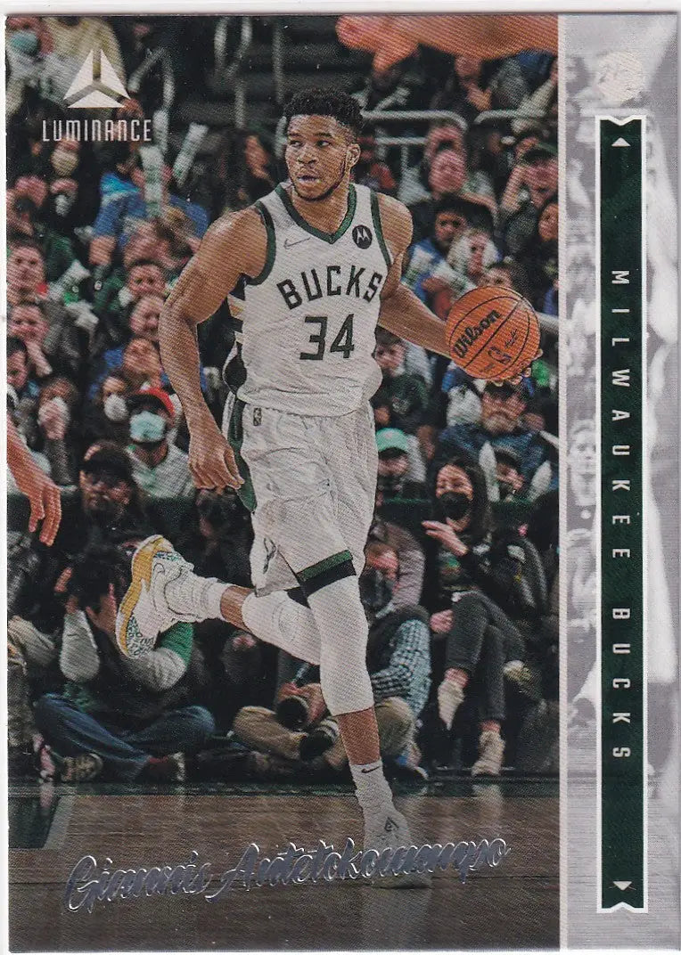 2021-22 CHRONICALS LUMINANCE #265 GIANNIS ANTETOKOUNMPO- MILWAUKEE BUCKS - Basketball Card Single