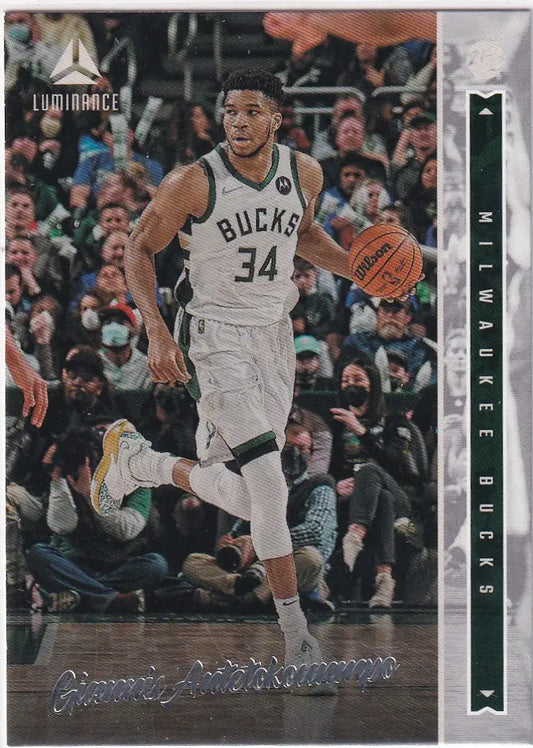 2021-22 CHRONICALS LUMINANCE #265 GIANNIS ANTETOKOUNMPO- MILWAUKEE BUCKS - Basketball Card Single