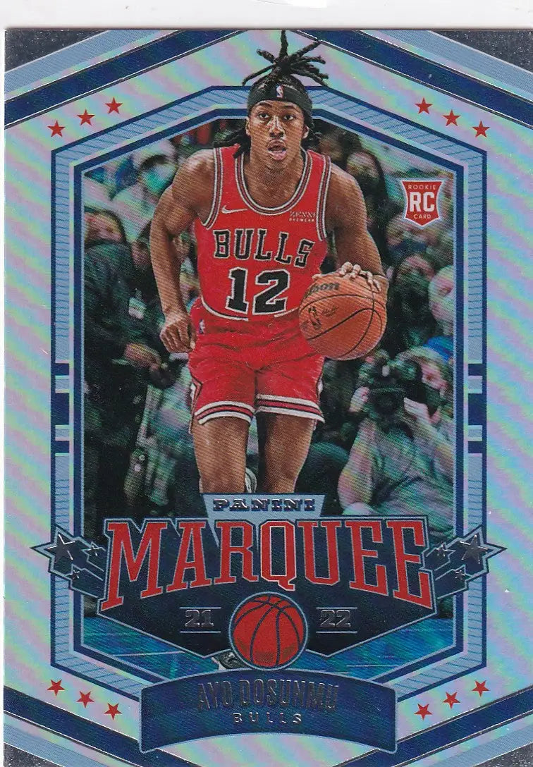 2021-22 CHRONICALS MARQUEE AYO DOSUNMU- CHICAGO BULLS - Basketball Card Single
