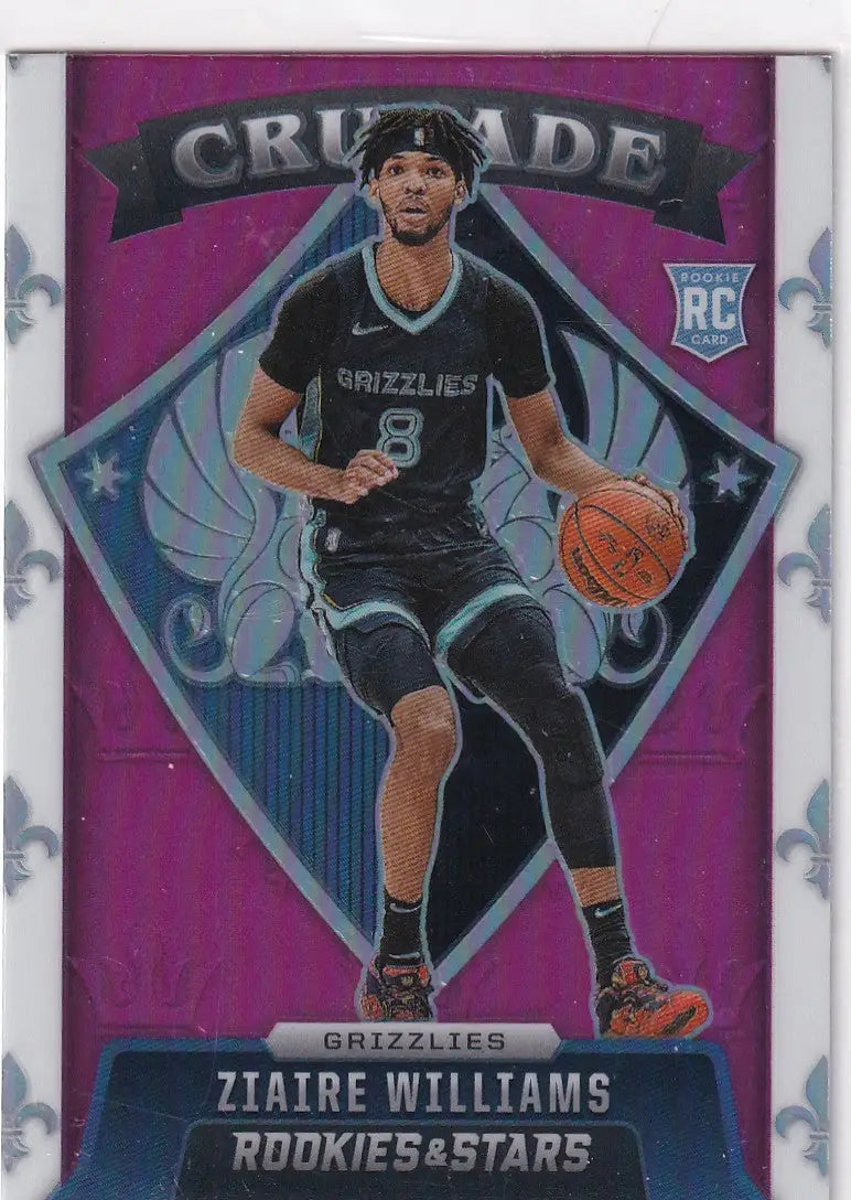 2021-22 CHRONICALS ROOKIES & STARS ZIAIRE WILLIAMS PINK- MEMPHIS GRIZZLIES - Basketball Card Single