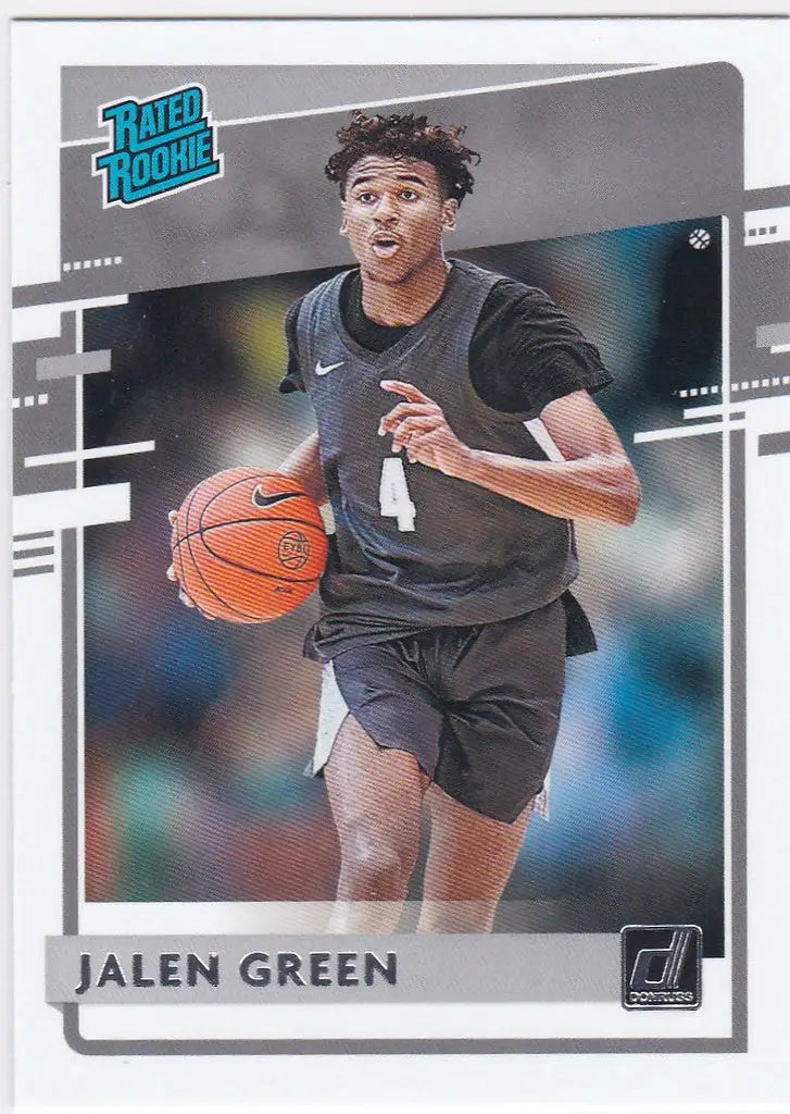 2021-22 Chronicles Draft #29 Jalen Green RC Rookie Houston Rockets