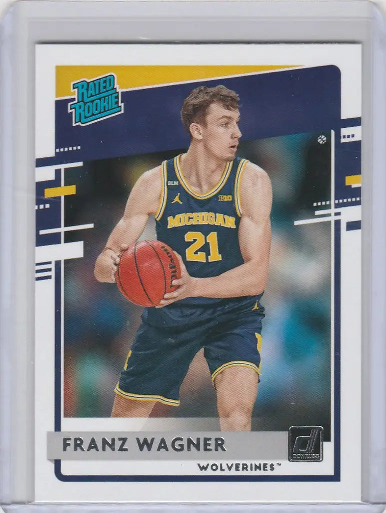 Basketball trading card of Frank Wagner Michigan from Chronicles Draft Picks Donruss