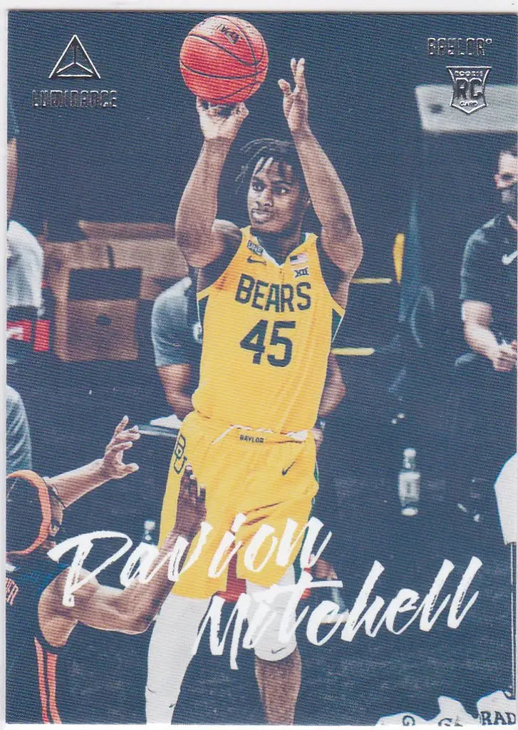 2021-22 Chronicles Luminance #85 Davion Mitchell RC Sacramento Kings