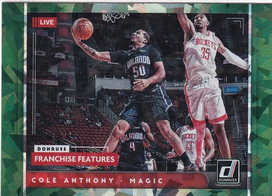 2021-22 DONRUSS #21 COLE ANTHONY GREEN CRACKED ICE- ORLANDO MAGIC - Basketball Card Single