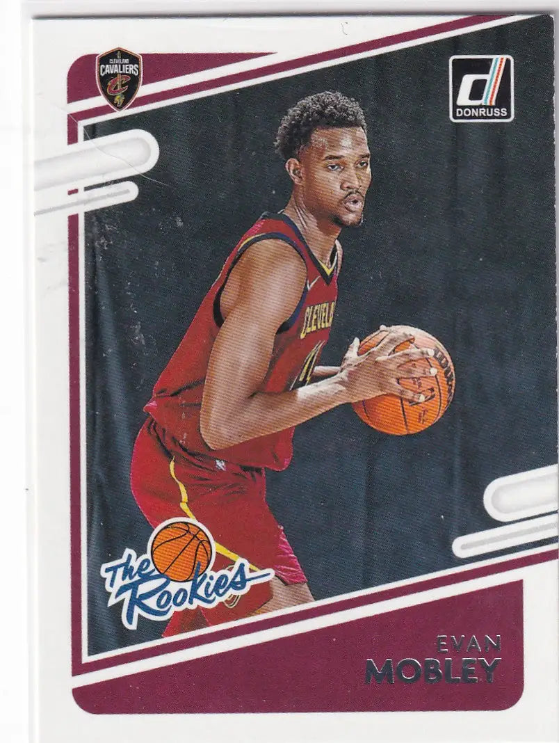 2021-22 DONRUSS #3 EVAN MOBLEY- CLEVELAND CAVALIERS - Basketball Card Single