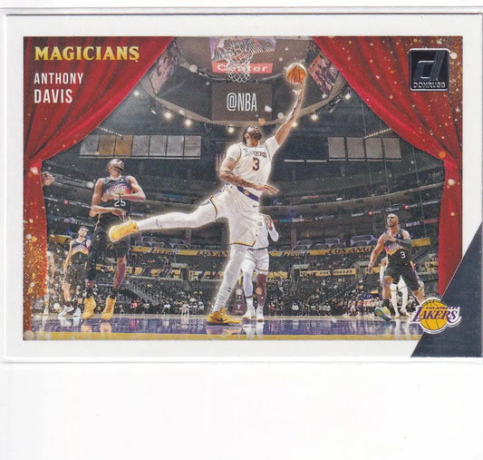 2021-22 DONRUSS #4 ANTHONY DAVIS MAGICIANS- LOS ANGELES LAKERS - Basketball Card Single