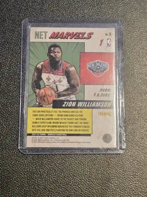 2021-22 Donruss #6 Zion Williamson Net Marvels Press Proof - Basketball Card Single