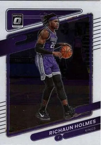 Richaun Holmes basketball card from 2021-22 Donruss Optic with original gloss