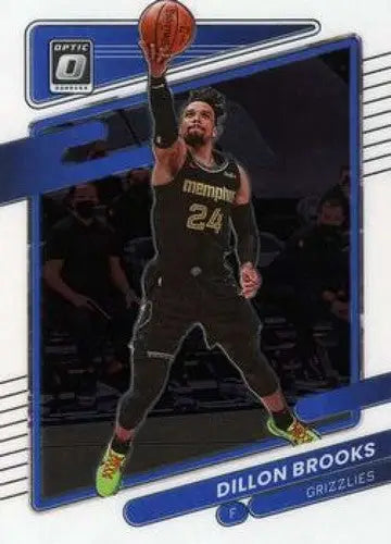 2021-22 Donruss Optic Dillon Brooks basketball card with original gloss and vibrant design