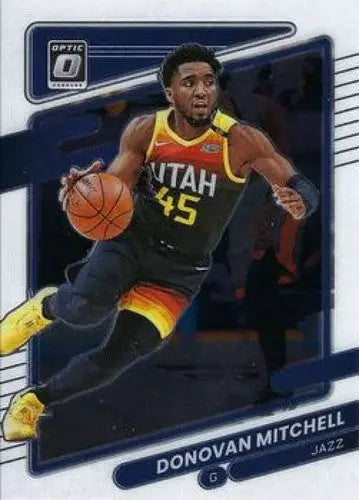 2021-22 Donruss Optic #45 Donovan Mitchell NM-MT Jazz ID:49376 - Basketball Card Single