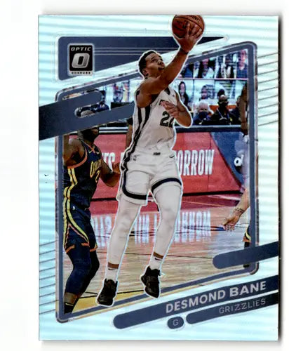 Desmond Bane basketball card with original gloss, Donruss Optic Holo, in 2021-22 Donruss Optic series