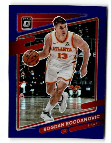 2021-22 Donruss Optic Purple #32 Bogdan Bogdanovic NM-MT Hawks ID:49235 - Basketball Card Single
