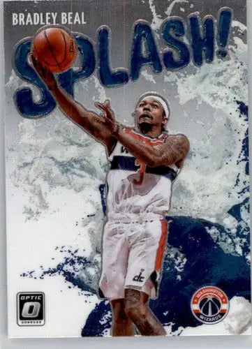 2021-22 Donruss Optic Splash Bradley Beal basketball card Wizards NM-MT
