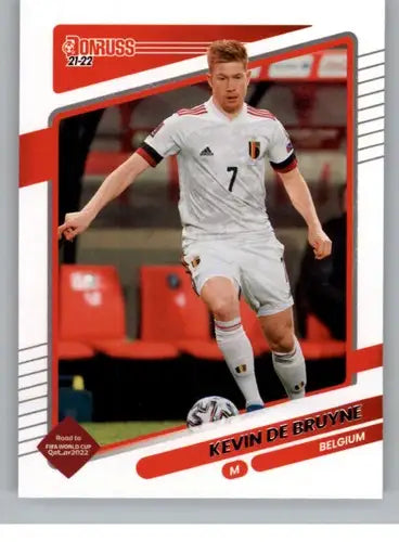 2021-22 Donruss Road to Qatar #11 Kevin De Bruyne NM-MT ID:45547 - Soccer Card Single