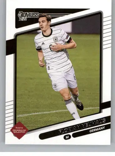 2021-22 Donruss Road to Qatar Florian Neuhaus soccer card with original gloss