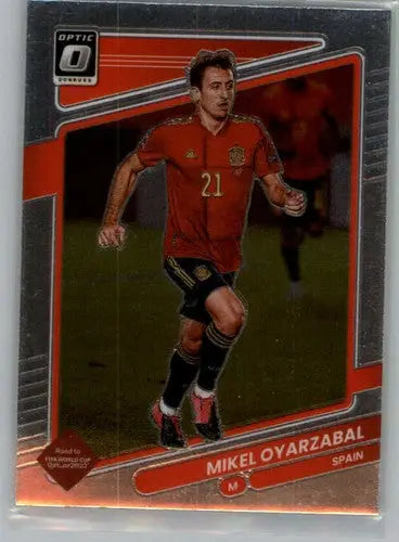Original gloss Donruss Road Mikel Oyarzabal soccer card 2021-22 NM-MT ID 45568